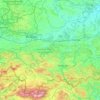 Lesser Poland Voivodeship topographic map, elevation, terrain