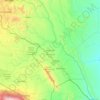 Makueni topographic map, elevation, terrain