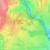 Druid Hill Park topographic map, elevation, terrain