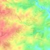 Reidville topographic map, elevation, terrain