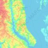 Calvert County topographic map, elevation, terrain