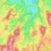 Chard topographic map, elevation, terrain
