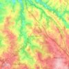 Vicq-sur-Breuilh topographic map, elevation, terrain