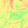 Douglas County topographic map, elevation, terrain