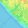 Royal Victoria Country Park topographic map, elevation, terrain