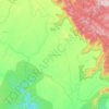 Thakurmunda topographic map, elevation, terrain