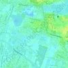 Bangkala topographic map, elevation, terrain