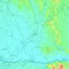 District of Nové Zámky topographic map, elevation, terrain