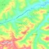 Ponzano di Fermo topographic map, elevation, terrain