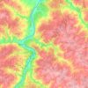 Страховское сельское поселение topographic map, elevation, terrain