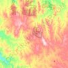Crooked Corner topographic map, elevation, terrain