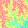 Hohenau topographic map, elevation, terrain