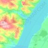 Камышин topographic map, elevation, terrain