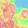 Poso Regency topographic map, elevation, terrain