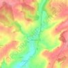 Moislains topographic map, elevation, terrain