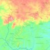 Léraba topographic map, elevation, terrain