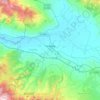 Sarayköy topographic map, elevation, terrain