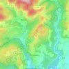 Chassiers topographic map, elevation, terrain