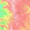 Zahran Al Janub topographic map, elevation, terrain