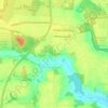 Brightwell topographic map, elevation, terrain