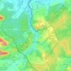 Creutzwald topographic map, elevation, terrain
