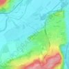 Lipence topographic map, elevation, terrain