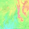 Oriade topographic map, elevation, terrain