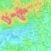 Pécs topographic map, elevation, terrain