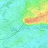 Durme topographic map, elevation, terrain