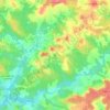 Montpeyroux topographic map, elevation, terrain