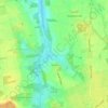 Hassel topographic map, elevation, terrain