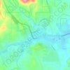 Custer topographic map, elevation, terrain