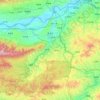 Lingbao City topographic map, elevation, terrain