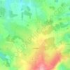 Limoise topographic map, elevation, terrain