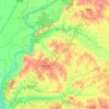 Tipton County topographic map, elevation, terrain