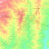 Keffi topographic map, elevation, terrain