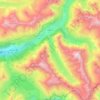 Bessans topographic map, elevation, terrain