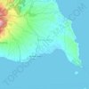 Bulukumba topographic map, elevation, terrain