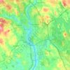 Manchester topographic map, elevation, terrain