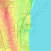 North Chicago topographic map, elevation, terrain