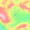 Hınıs topographic map, elevation, terrain