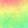 Dinajpur District topographic map, elevation, terrain