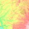 Sokoto State topographic map, elevation, terrain