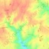 Clopton topographic map, elevation, terrain