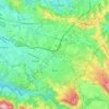 Buzy topographic map, elevation, terrain