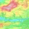 Wohlen bei Bern topographic map, elevation, terrain