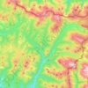 Isaba topographic map, elevation, terrain