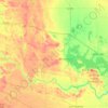 Benson County topographic map, elevation, terrain