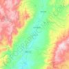 Juchipila topographic map, elevation, terrain