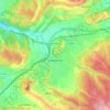 Gardanne topographic map, elevation, terrain